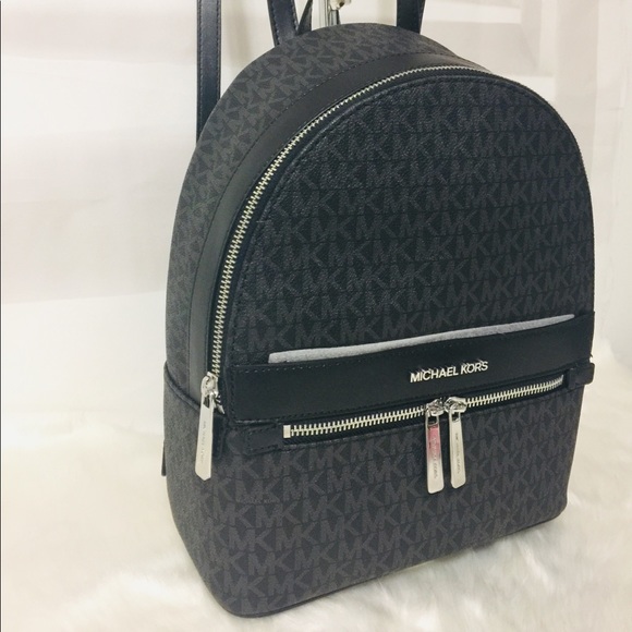 Michael Kors Handbags - NWT Michael Kors Kenly Black Backpack